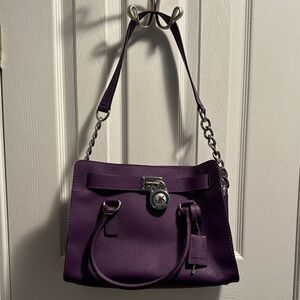 Michael Kors Purple Shoulder Bag